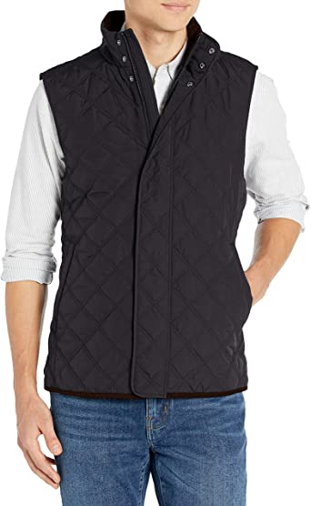 Amazon Brand - Buttoned Down Men's Water Repellant Quilted Vest