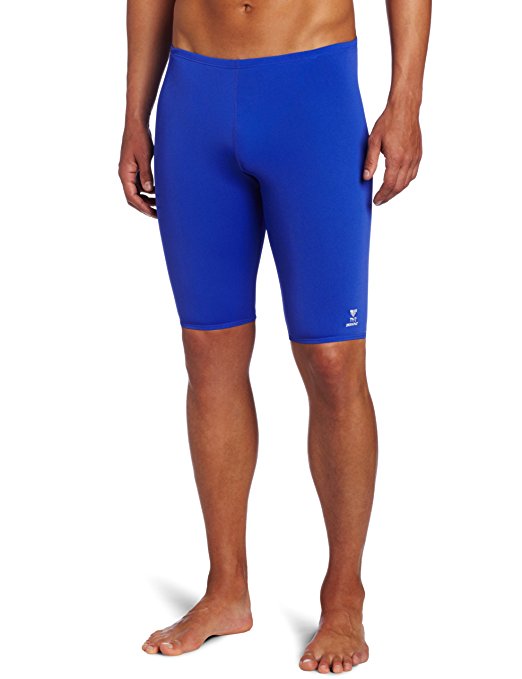 TYR Sport Men's Solid Durafast Jammer Swim Suit