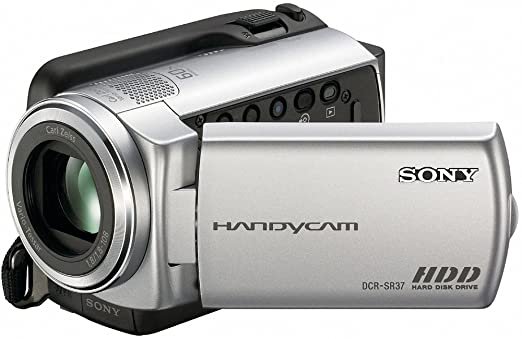 Sony DCR-SR37ES Hybrid Camcorder Memory Stick 60GB Hard Drive 60x Optical Zoom 6.9 cm (2.7 Inch) Display