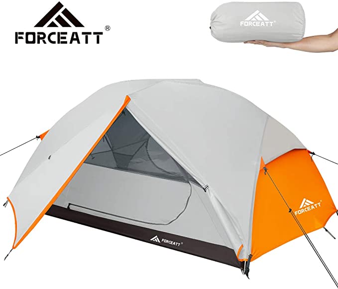 Forceatt Tent 2-3 Person Camping Tent, Waterproof and Windproof 3-4 Seasons Ultralight Backpack Tent, can be Installed Immediately, Suitable for Hiking, Camping, Outdoor
