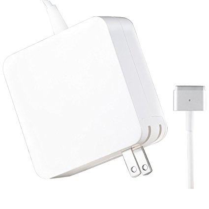 Macbook Pro Charger - HonTaseng 60W Replacement Magsafe 2 Power Adapter Magnetic T-Tip for Apple Macbook Pro 13-inch Retina display-After Late 2012 (T-Tip)