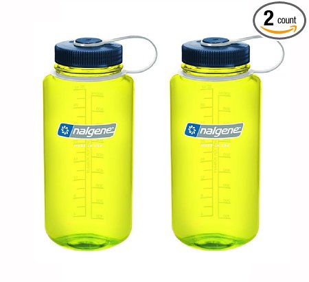 Nalgene Tritan Wide Mouth BPA-Free Water Bottle, 1-Quart