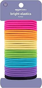 Amazon Basics Bright Elastics 32 Count