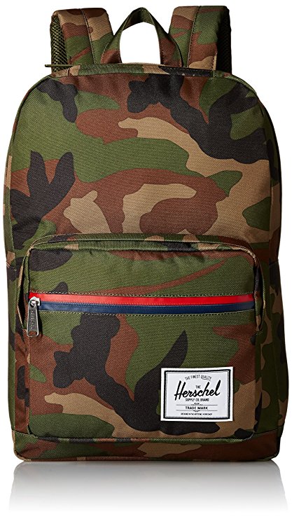 Herschel Supply Co. Pop Quiz Backpack, Woodland Camo/Zip, One Size