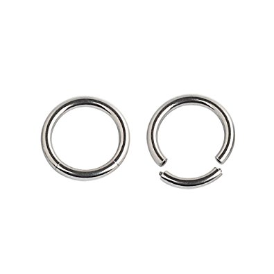 Ruifan Pair of Steel Seamless Septum Clicker Ring Lip Helix Tragus Cartilage Earrings Nose Rings Pirecing 16g 14g 12g