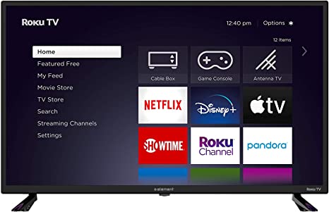 Element Electronics E1AA32R-G 32″ 720P HD Roku TV (Renewed)