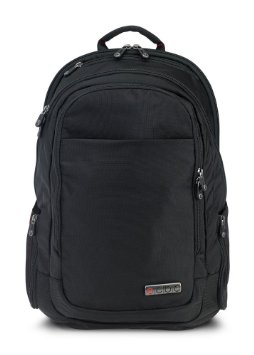 ECBC Backpack Computer Bag - Lance Daypack for Laptops, MacBooks & Devices Up to 17" - Travel, School or Business Backpack for Men & Women - Premium Quality, TSA FastPass Friendly - Black (B7103-10)