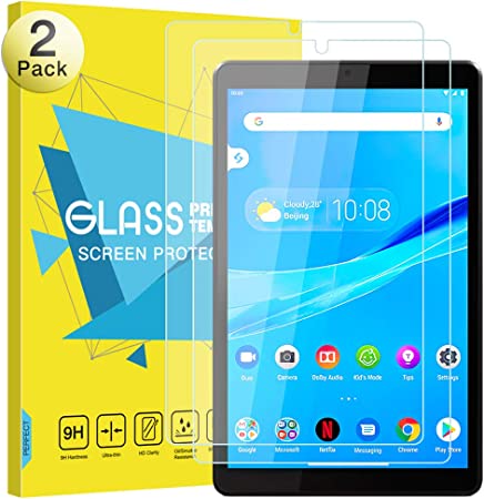 MoKo [2-Pack] Screen Protector Compatible with Lenovo Tab M8(4th Gen)/ M8 (3rd Gen), Anti-Scratch Bubble-Free 9H Hardness Tempered Glass Film for M8 HD(2nd Gen)/ Smart Tab M8/ Tab M8 FHD 2019, Clear