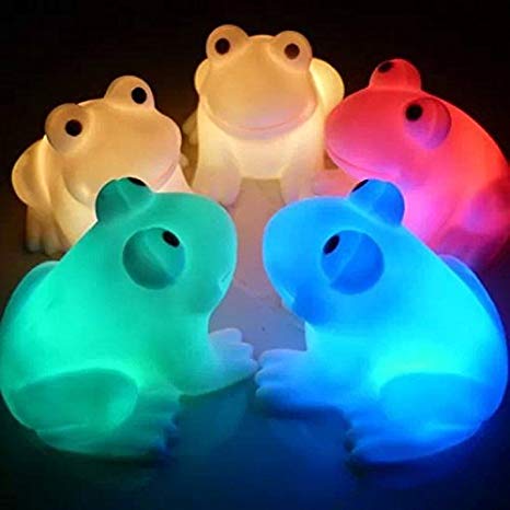 Frog Shape 7 Color Change Decoration LED Night Lamp