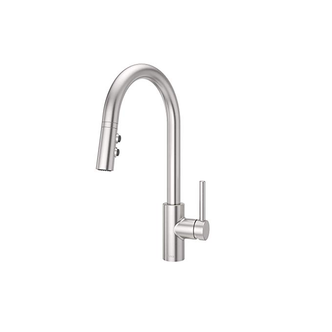 Pfister LG529SAS Stellen 1-Handle Pull Down Kitchen Faucet, Stainless Steel