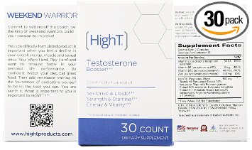High T - High T -All Natural Testosterone Booster, 30 capsules