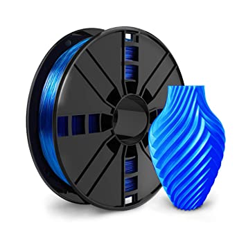 TPU Filament,Vacuum Sealed Flexible TPU Filament 1.75mm, Dimensional Accuracy  /- 0.05 mm, Blue 3D Filament TPU 1.75