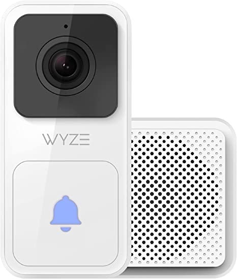 Wyze Video Doorbell (Chime Included), 1080p HD Video, 3:4 Aspect Ratio: 3:4 Head-to-Toe View, 2-Way Audio, Night Vision, Hardwired with Wyze Cam Plus 3 Month Subscription