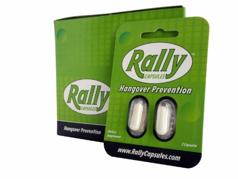 Rally for Hangovers (10 Travel Packets) | with Dihydromyricetin, Milk Thistle, and Electrolytes | 100% Money Back Guarentee