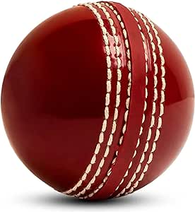 MSAIFA Cricket Ball for Traning and Practice Made with Soft Materil with Good Bounce and Durable Traditional Seams Stitched for Juniors and Seniors