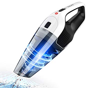 Handheld Cordless Vacuum Cleaner, Holife Rechargeable Hand Held Car Vac Cordless, Wet Dry Vacuum Cleaner with 14.8V Lithium Quick Charge Tech and Cyclonic Suction