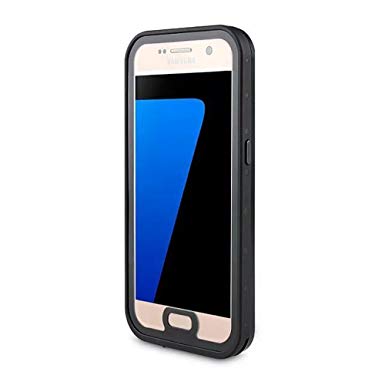 Galaxy S7 Waterproof Case, Mangix Underwater Dust-Proof, Snow-Proof, Shock-proof, Waterproof Case for Samsung Galaxy S7-Black