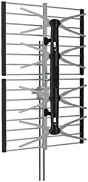 Outdoor HDTV Antenna 65 Miles Range, Built-in High Gain. Attic or Outdoor. 4 Element - Easy Assembly