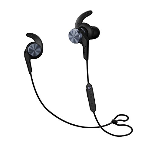 1MORE iBFree Bluetooth (Wireless) Sport In-Ear Headphones (Earphones/Earbuds) w/ microphone and controls compatible with Apple iOS & Android (Space Gray) - 2018, New Model