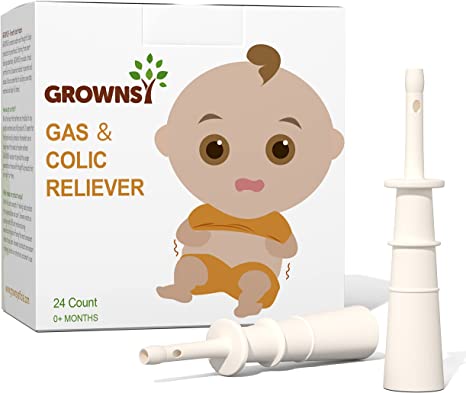 GROWNSY 24PCS Baby Gas and Colic Relievers, Infant Gas Colic Reliever, Natural Reliever for Newborns