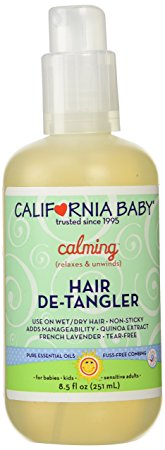 California Baby Hair De-tangler Spray - Calming, 8.5 Ounce