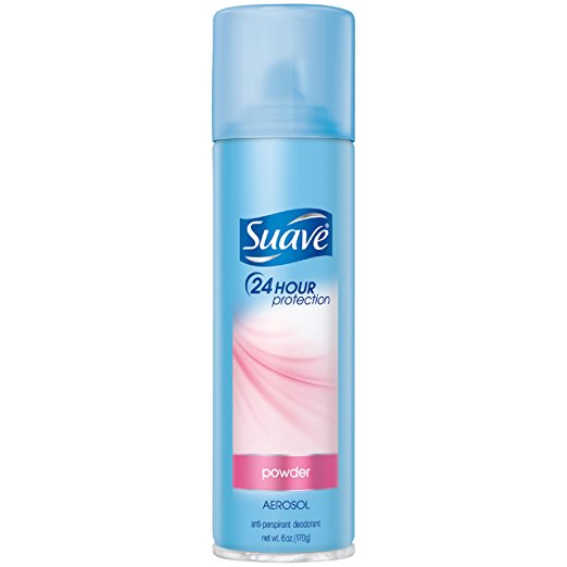 Suave Aerosol Antiperspirant Deodorant, Powder 6 oz