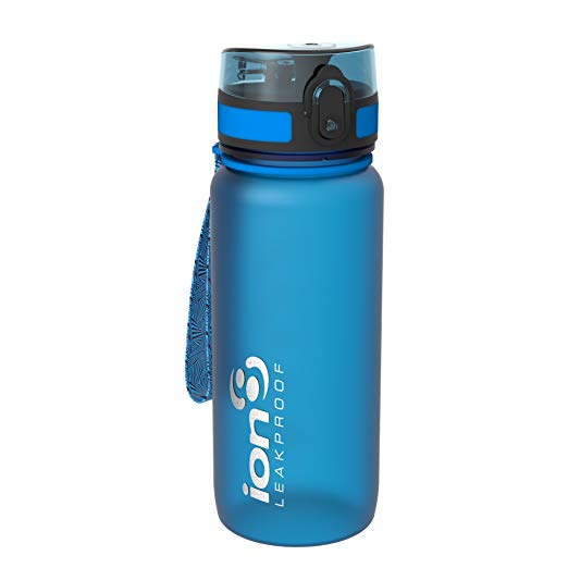 Ion8 Leak Proof Cycling Water Bottle, BPA Free, 650ml/23oz