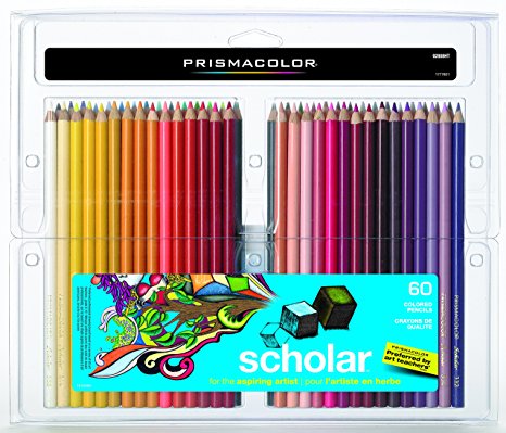 Prismacolor Scholar Colored Pencils, 60-Count