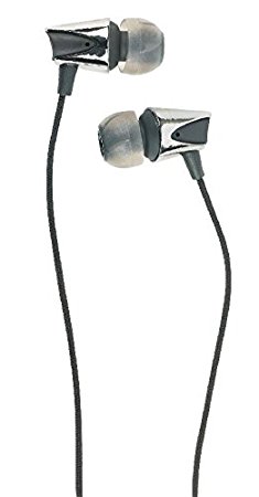 808 EQ Noise-Isolating Earbuds with Line-in Mic - Black