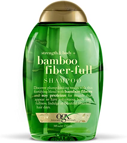 Organix Strength and Body Plus Bamboo Fiber-Full Shampoo 13 Fluid Ounces