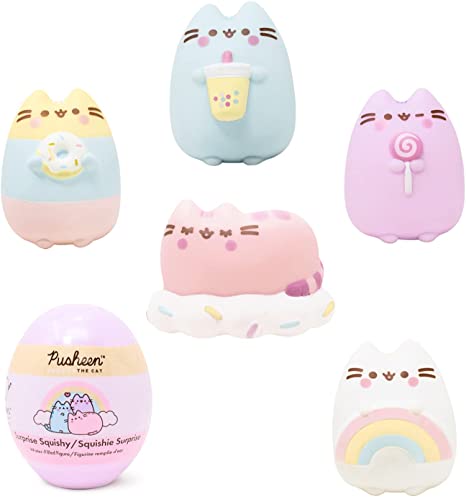 Hamee Pusheen The Cat [Surprise Blind Capsule] [Series 2] Cute Water Filled Squishy Toy [Birthday Gift Bags, Party Favors, Gift Basket Filler, Stress Relief Toys] - Surprise (Random - 1 PC.)