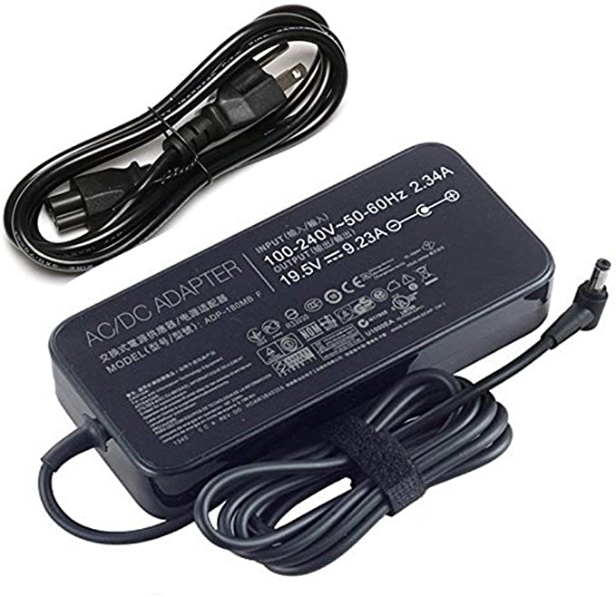 180W AC Charger Fit for Asus ROG G750JW G750JX G750JW-DB71 G750JW-DB71-CA G750JW-T4038D G750JX-DB71 G750JX-TB71 G750JX-T4052H G55VW G70G G70S Gaming Laptop Power Supply Adapter Cord