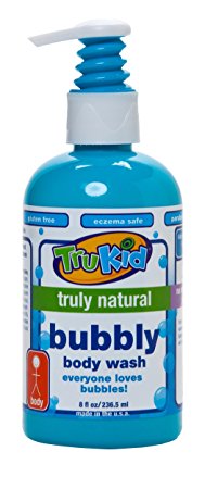 TruKid Bubbly Body Wash, Light Citrus Scent, 8 Oz