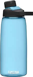 CamelBak Chute Mag BPA Free Water Bottle with Tritan Renew - Magnetic Cap Stows While Drinking, 32oz, True Blue