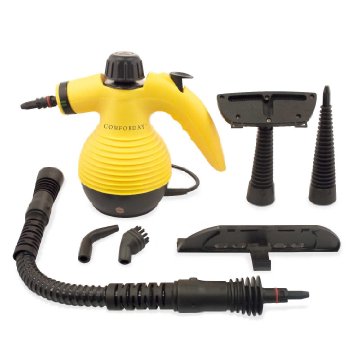 Comforday Handheld Multi-Purpose Pressurized Steam Cleaner with 9 Accessories