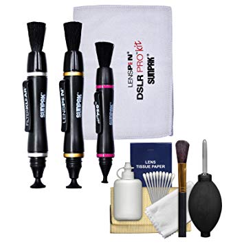 Lenspen Pro Pack with DSLR Lens, MicroPRO & FilterKlear Cleaning Pens with Cloth Pouch   6pc Cleaning Kit