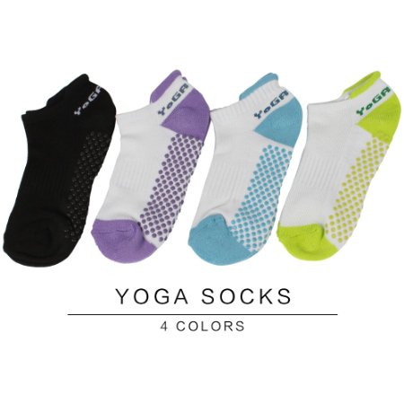 Matymats Grippy Yoga Socks Non Slip with Silicone Dot for Pilates, Barre, Bikram