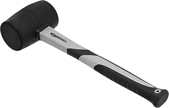 Amazon Basics Club Hammer with Fibreglass Handle- 450g