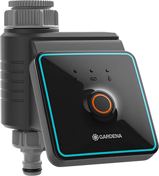 Gardena Water Control with Bluetooth® app: Automatic watering for gardens and balconies, configurable via the app, irrigation cycles in three schedules, 10 m range (01889-28)