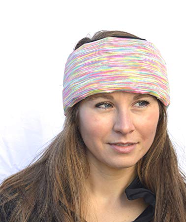 Headache Hat- GO (Space Dye) Ice Pack for Migraine Headaches and Tension Relief , Extra Ice Mat Included