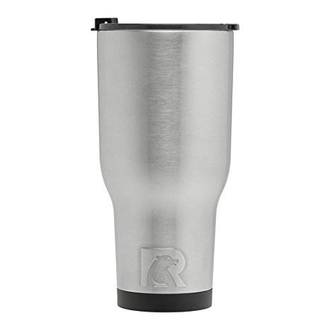 RTIC 261 Double Wall Vacuum Insulated Tumbler, 40 oz, Stainless Steel