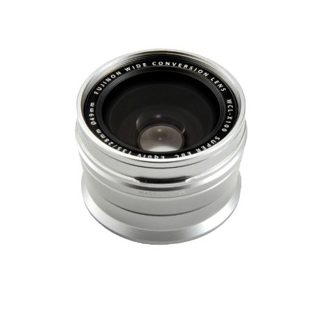 Fujifilm WCL-X100 Wide Conversion Lens (Silver)