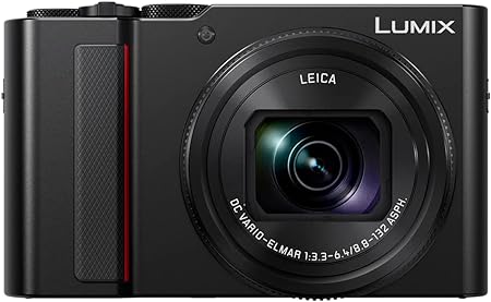 Panasonic LUMIX DC-TZ200D Compact Digital Camera featuring 20.1MP MOS Sensor, 4K 24P & 30P Video Recording, Travel Camera, Leica Zoom Lens, 15X Optical Zoom, Wi-Fi, Bluetooth, Post Focus, Silver