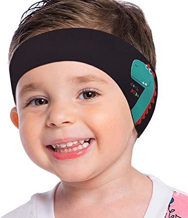 MoKo Swimming Headband for Kids & Adults, Cute Swimmers Headband Ear Band Waterproof Ear Protection Band (S Size for Kids Age 1-2, M Size for Kids Age 3-9, L Size for Kids Age 10  and Adults)