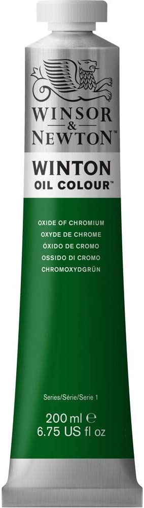 Winsor & Newton Winton Oil Colour Paint, 200ml tube, Oxide Of Chromium