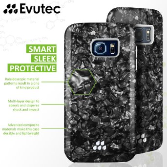 For Samsung Galaxy S7 (2016) Case, Lifetime Warranty, Evutec Kaleidoscope SC 0.06"/1.5mm Celluloid Material Durable and Lightweight Five-layer Coating Military Drop Test Scratch-Resistance - Grey