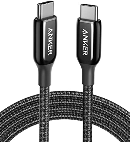 USB C to USB C Cable, Anker PowerLine  III USB C to USB C (6ft) USB-IF Certified Cable, 60W Power Delivery PD Charging for Apple MacBook, iPad Pro, Google Pixel 3a/4 XL and More Type-C Devices