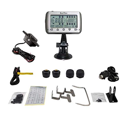 EEZTire-TPMS4B Real Time/24x7 Tire Pressure Monitoring System - 4 Anti-Theft Sensors   Booster, incl. 3-Year Warranty