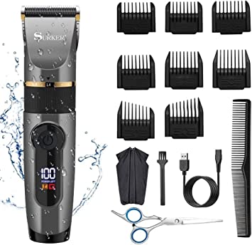 Surker Professional Hair Trimmer Men's Hair Trimmer Beard Trimmer Precision Trimmer Long Hair Trimmer Waterproof