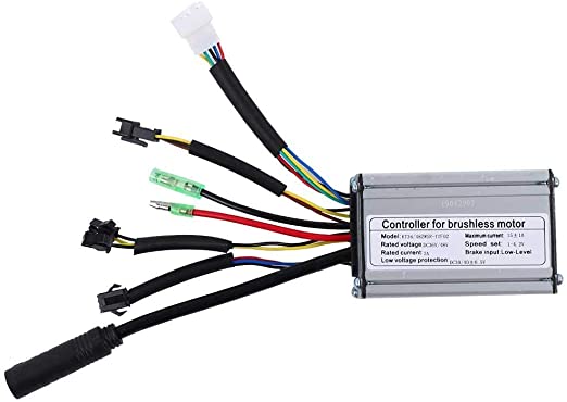 36V/48V 250W/350W Motor Brushless Controller,Speed Motor Controller for Electric Bike Bicycle (6 Tube 15A)